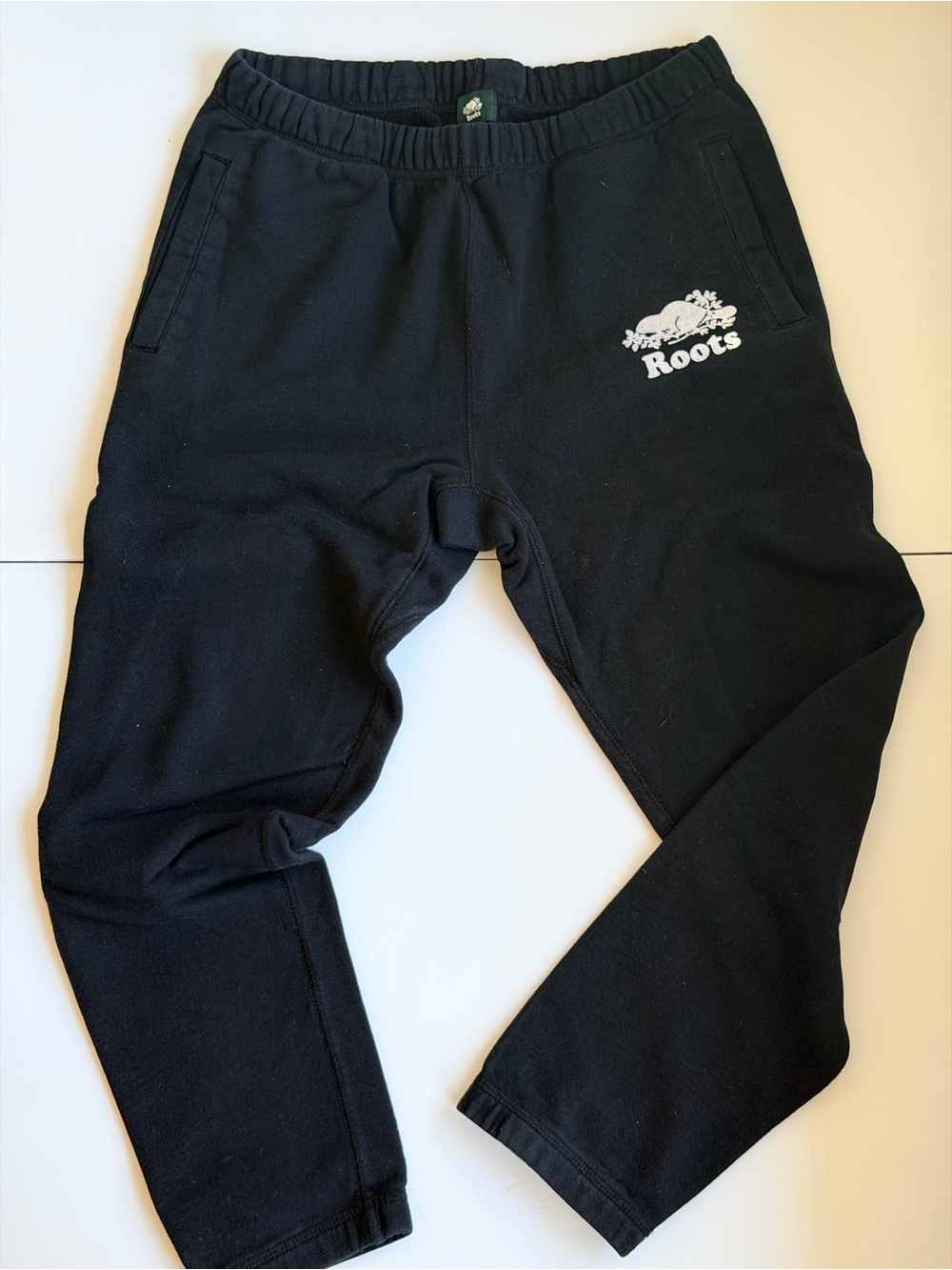 Roots Men's Black Sweatpants